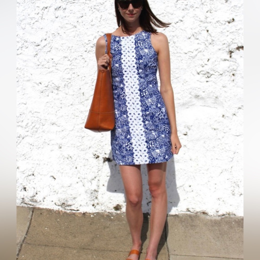 Lilly Pulitzer for Target Upstream Fish Shift Mini Dress